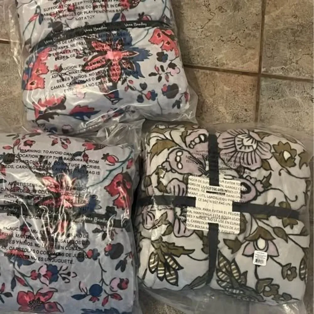 Vera Bradley throw blankets